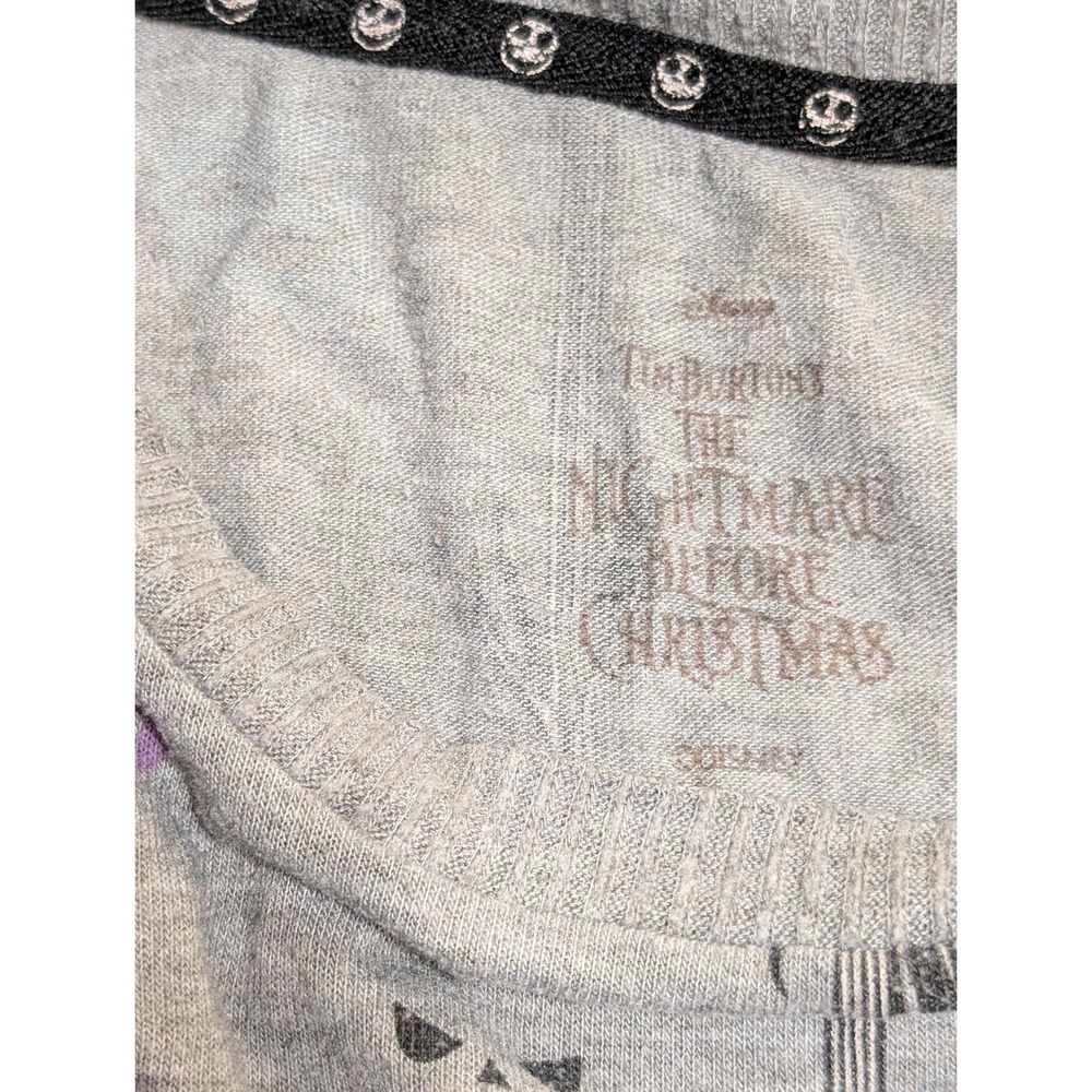 Disney Nightmare Before Christmas Jack Skellington Sleep Shirt Grey 2X LZ41910GD - Picture 4 of 6